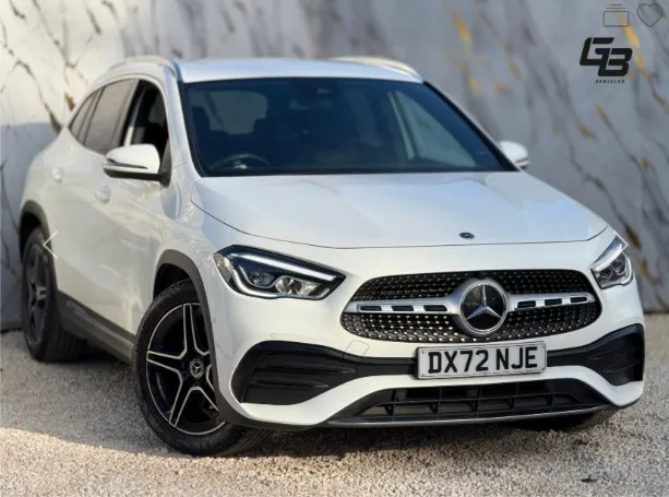 Mercedes-Benz GLA 200 in Polar White — premium car valuation